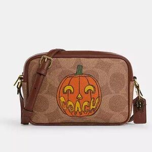 Coach Jamie Camera Bag In Signature Canvas With Halloween Print 🎃